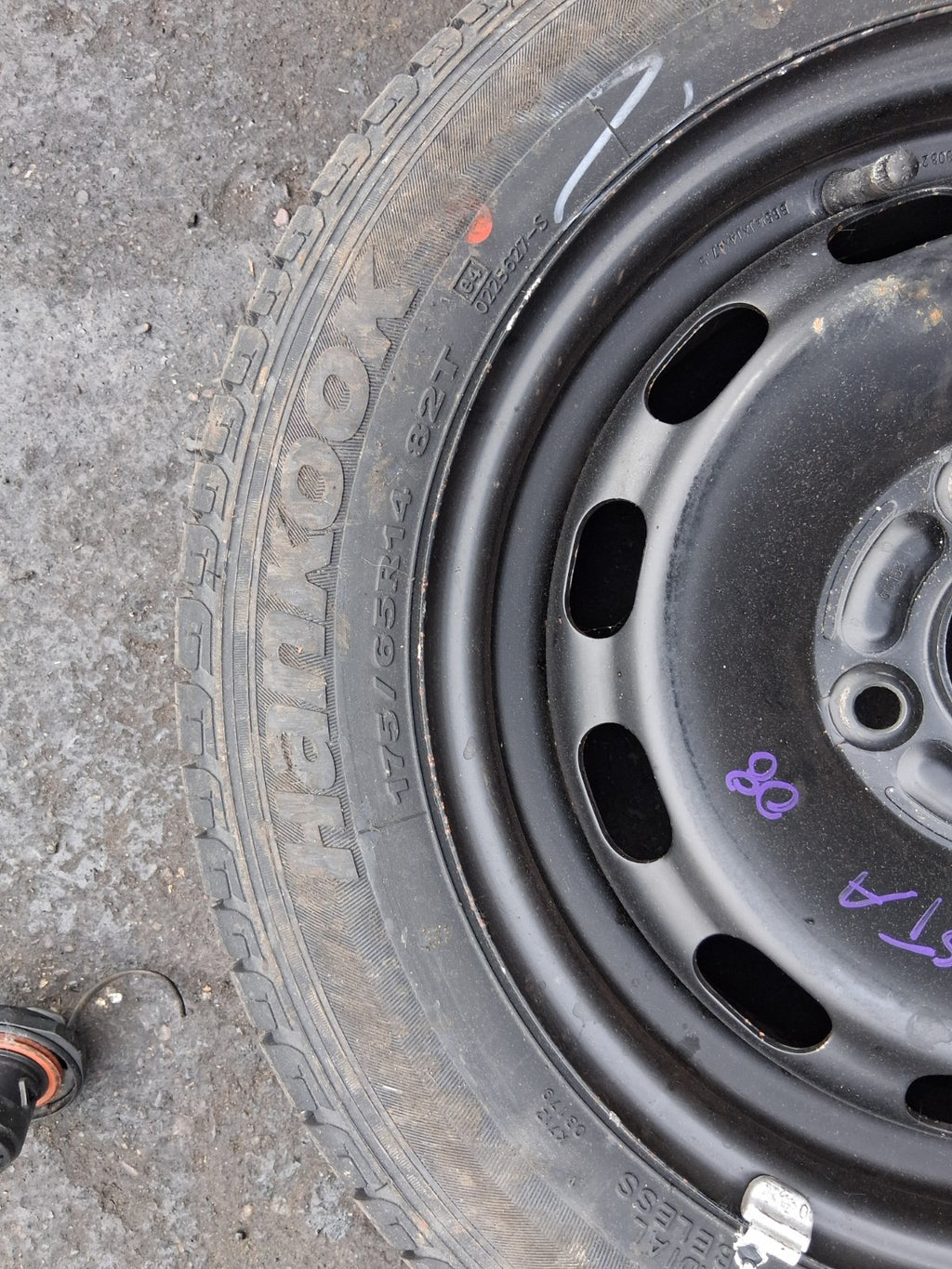 2006 FORD FIESTA MK6 14 INCH SPACE SAVER SPARE WHEEL WITH TYRE 175/65R14
