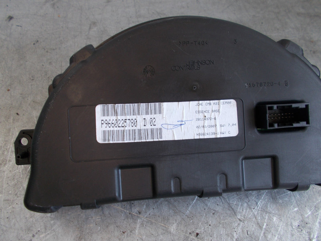 CITROEN C3 1.4L DIGITAL SPEEDOMETER P9660225780