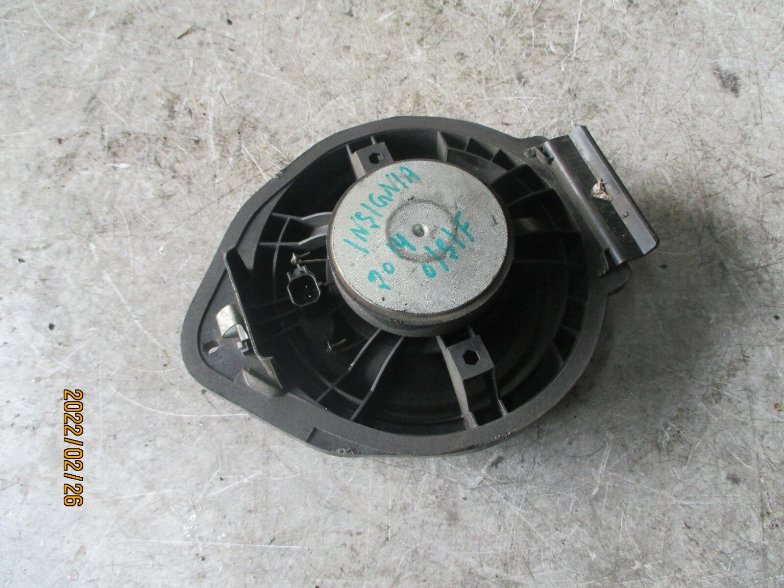 VAUXHALL INSIGNIA 2014 MK1 NSF FRONT PASSEMGER SIDE DOOR SPEAKER