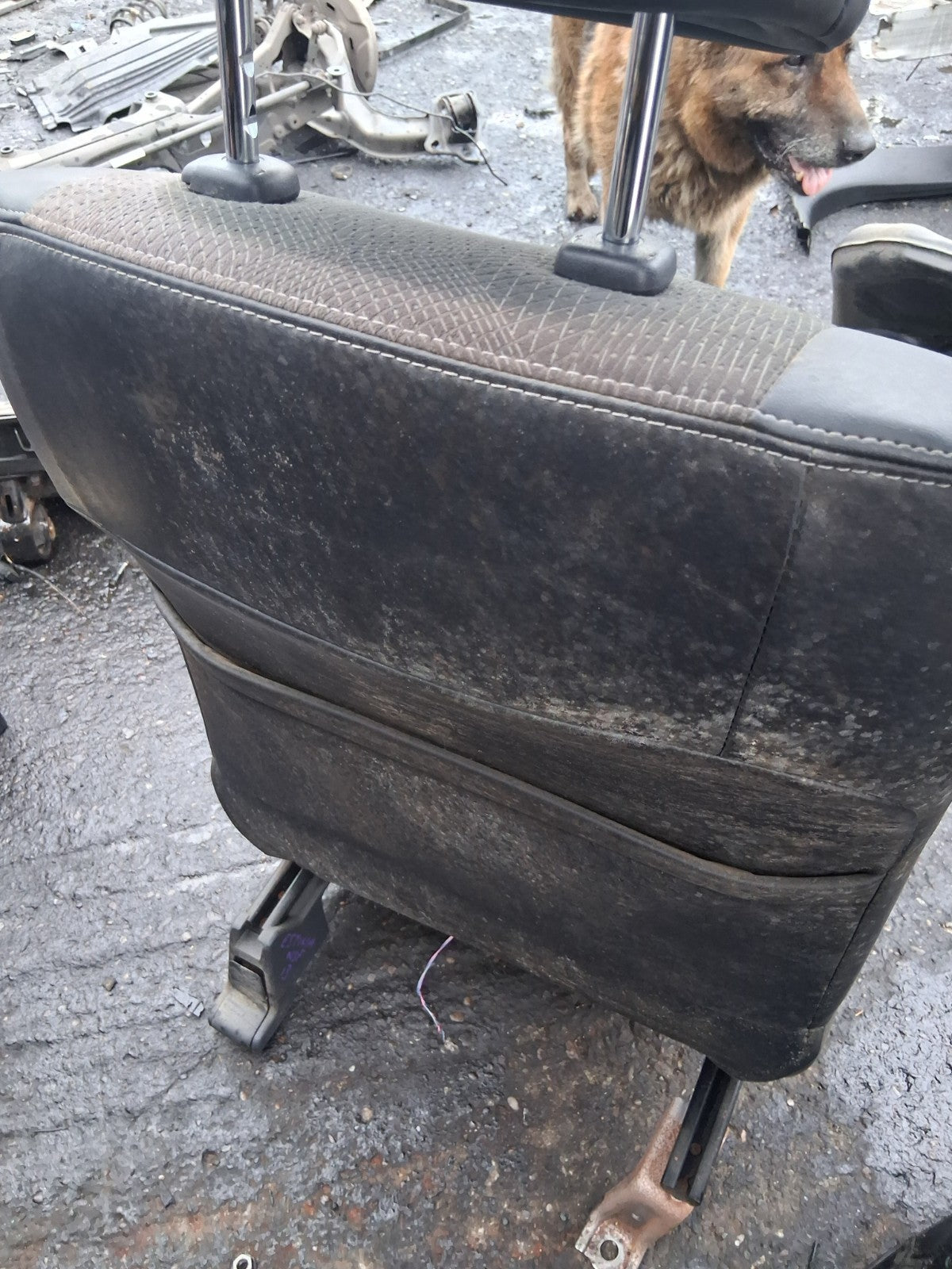 2013 TOYOTA ESTIMA MK3 NSF PASSENGER SIDE FRONT LEFT COMPLETE SEAT HALF LEATHER