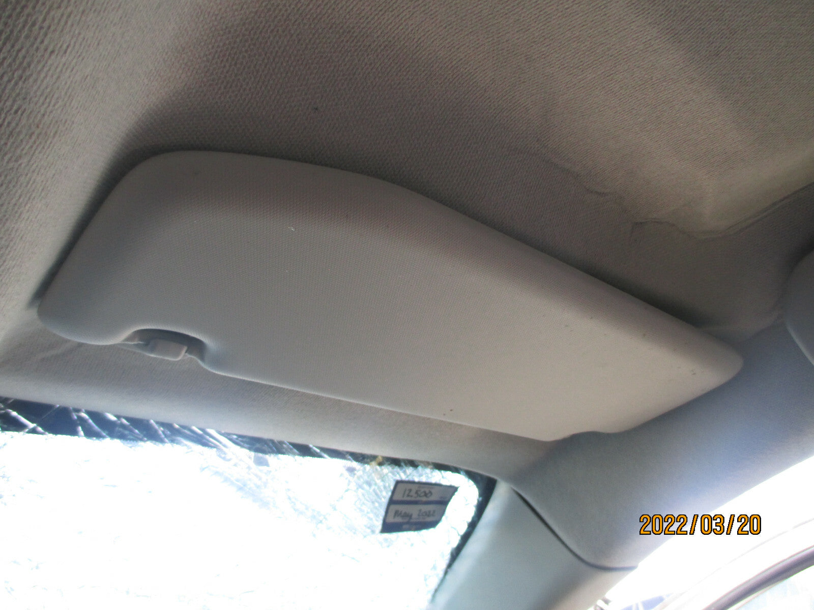 CITROEN C4 MK3 2021 OSF DRIVER SIDE FRONT SUN VISOR