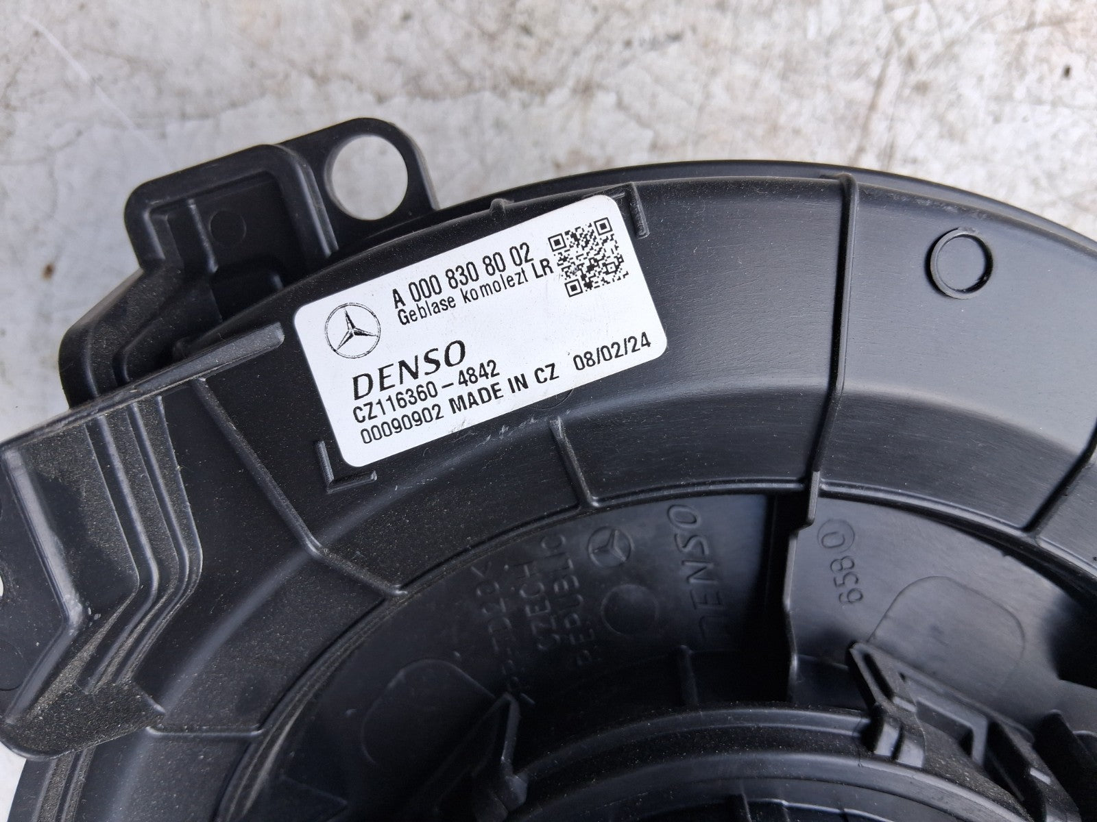 2024 MERCEDES BENZ SPRINTER W907 HEATER BLOWER MOTOR FAN A0008308002