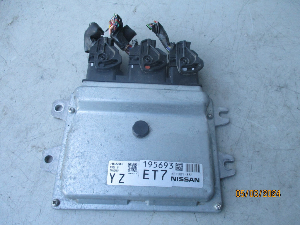 NISSAN MICRA K12 2010 1.2 PETROL ECU ENGINE CONTROL MODULE NEC001881