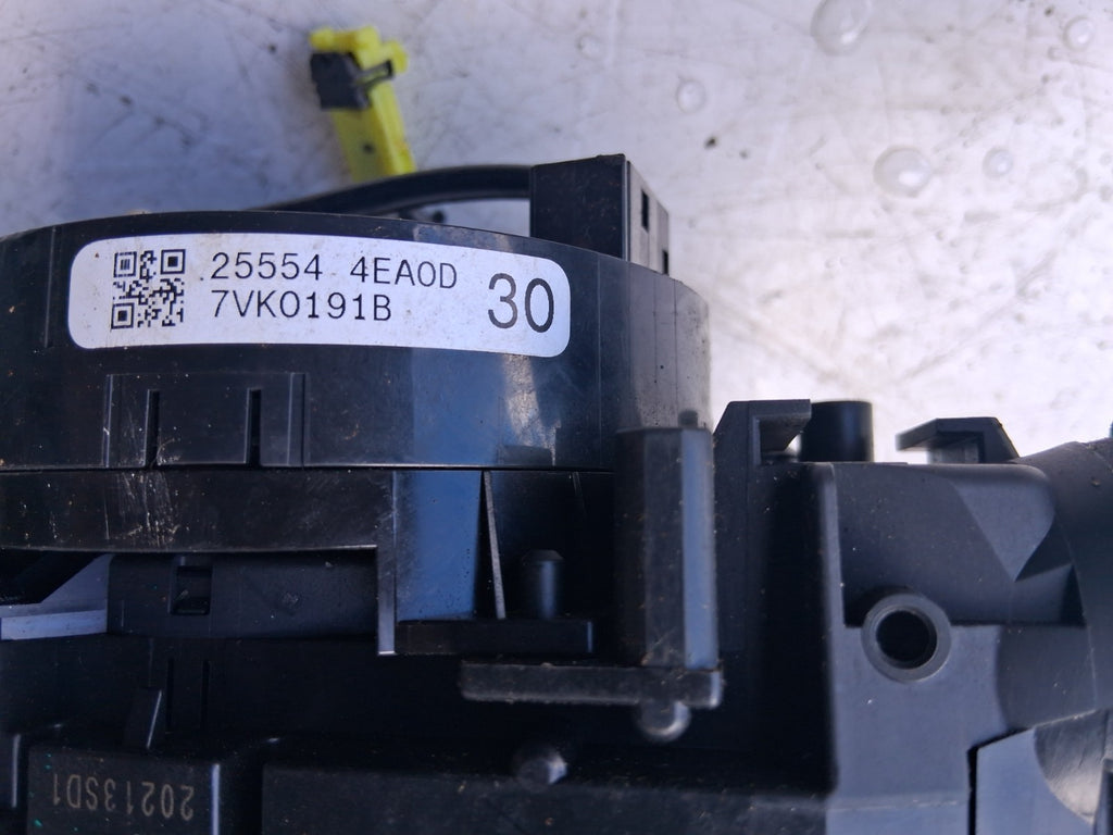 2020 NISSAN QASHQAI J11 INDICATOR WIPER SWITCH STALK SQUIB RING 255544EA0D