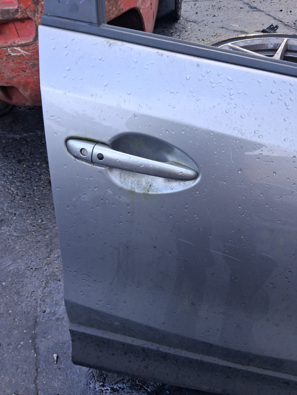 2013 MAZDA CX 5 MK1 OSF DRIVER SIDE FRONT RIGHT BARE DOOR LIQUID SILVER P38