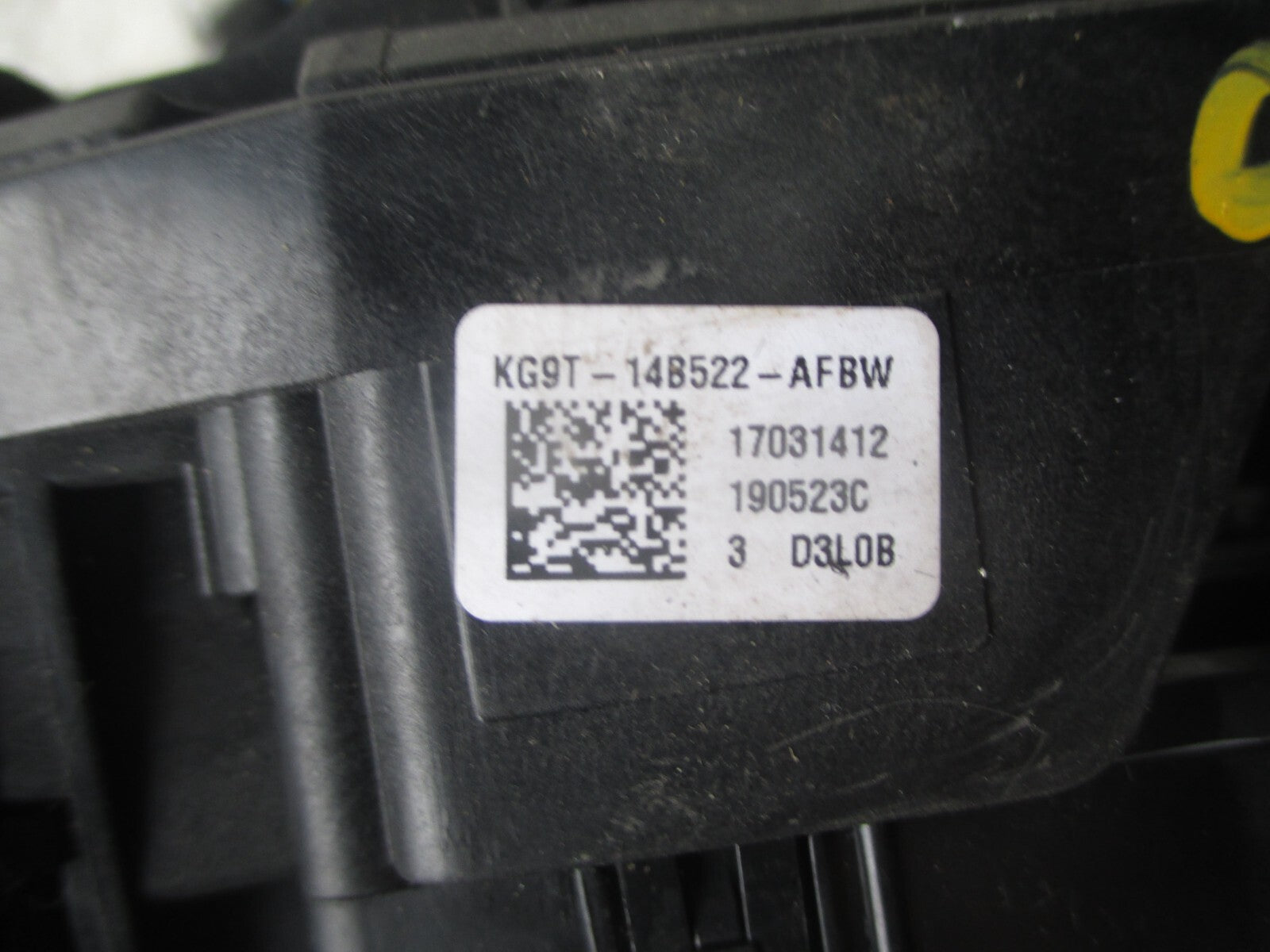 FORD MONDEO 2019 INDICATOR WIPER SWITCH STALK WITH AIRBAG SQUIB KG9T14B522AFBW