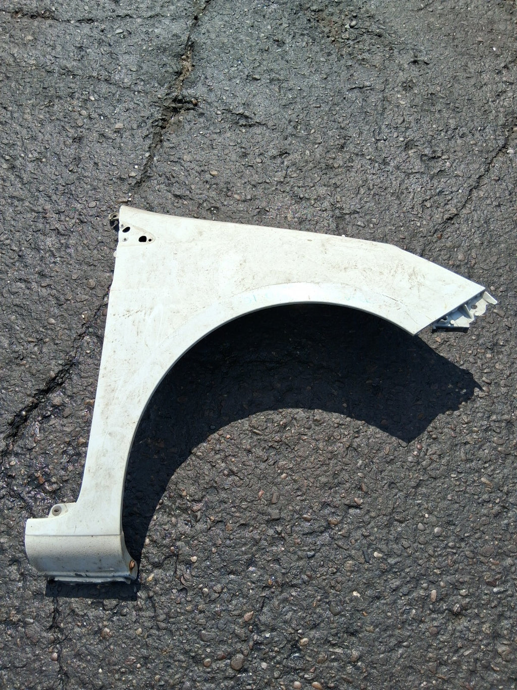 RENAULT CLIO MK3 2010 OS DRIVER SIDE WING PANEL WHITE