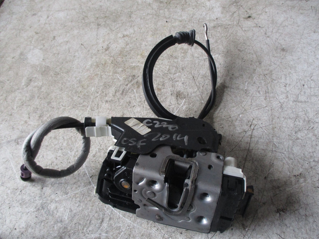MERCEDES BENZ C CLASS W204 2014 OS DRIVER SIDE FRONT DOOR LOCK MECHANISM