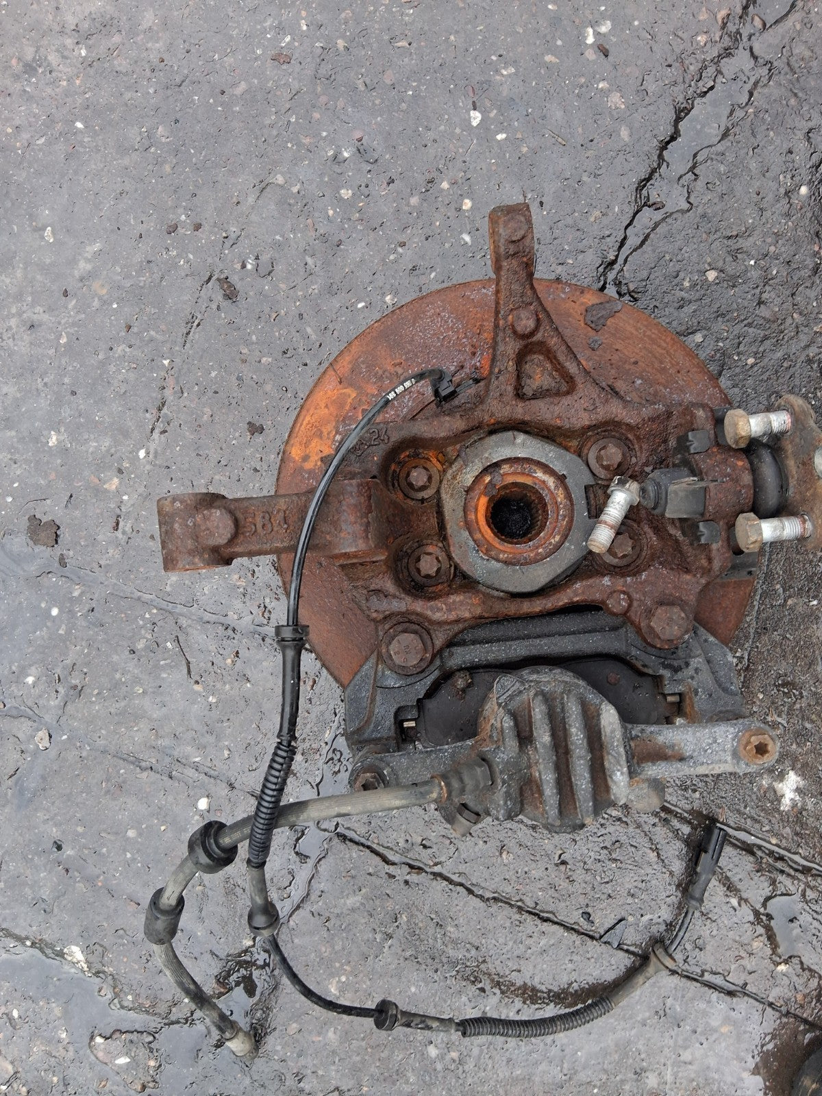 2024 RENAULT TRAFIC X82 MK3 2.0 DIESEL OSF DRIVER SIDE FRONT RIGHT HUB CALIPER