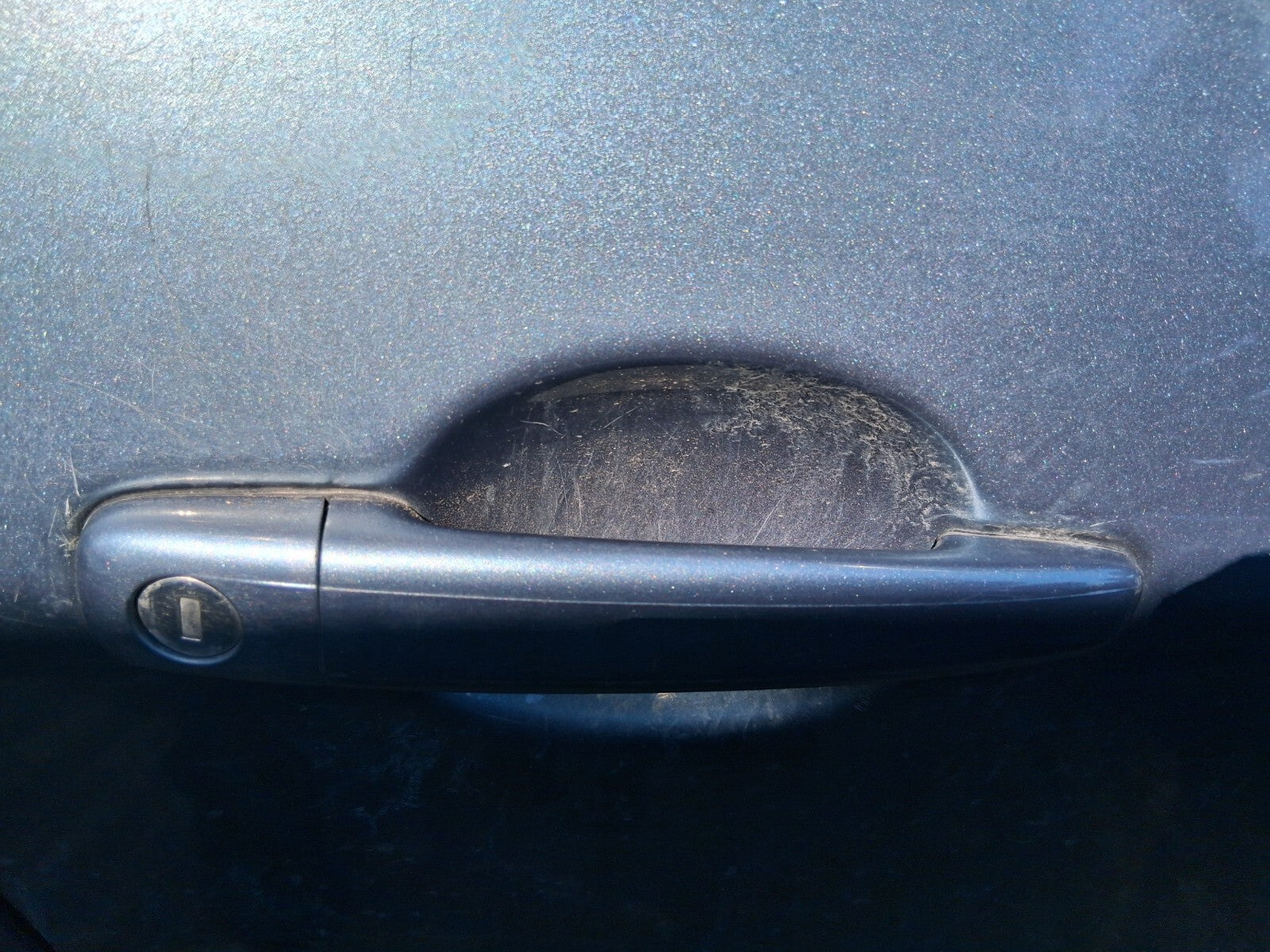 2006 PEUGEOT 307 OSF DRIVER SIDE FRONT COMPLETE DOOR IRON GREY METALLIC EZWD