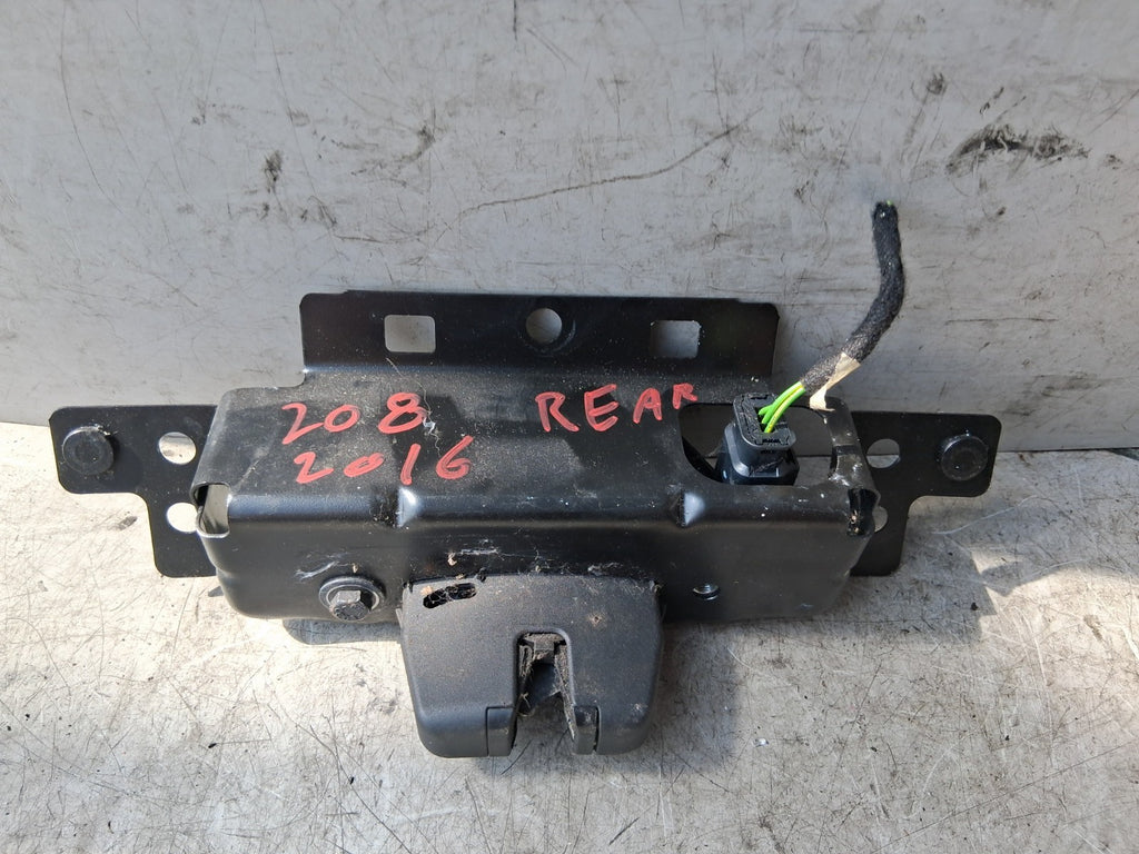 2016 PEUGEOT 208 REAR BOOTLID TAILGATE BOOT LOCK MECHANISM 9151487499