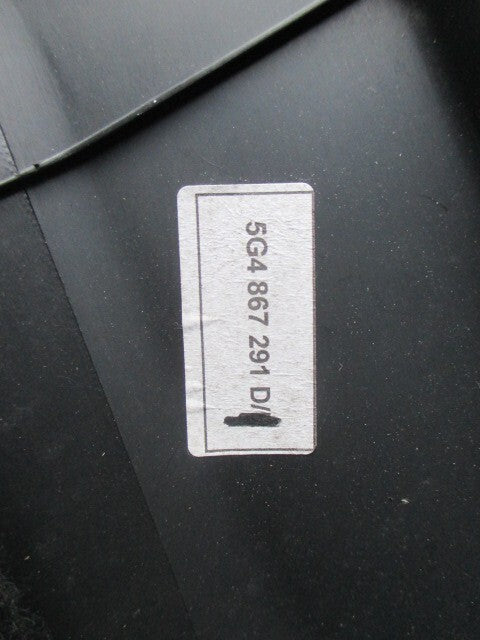 2012 VW GOLF MK7 NSF PASSENGER SIDE LOWER B PILLAR TRIM 5G4867291D