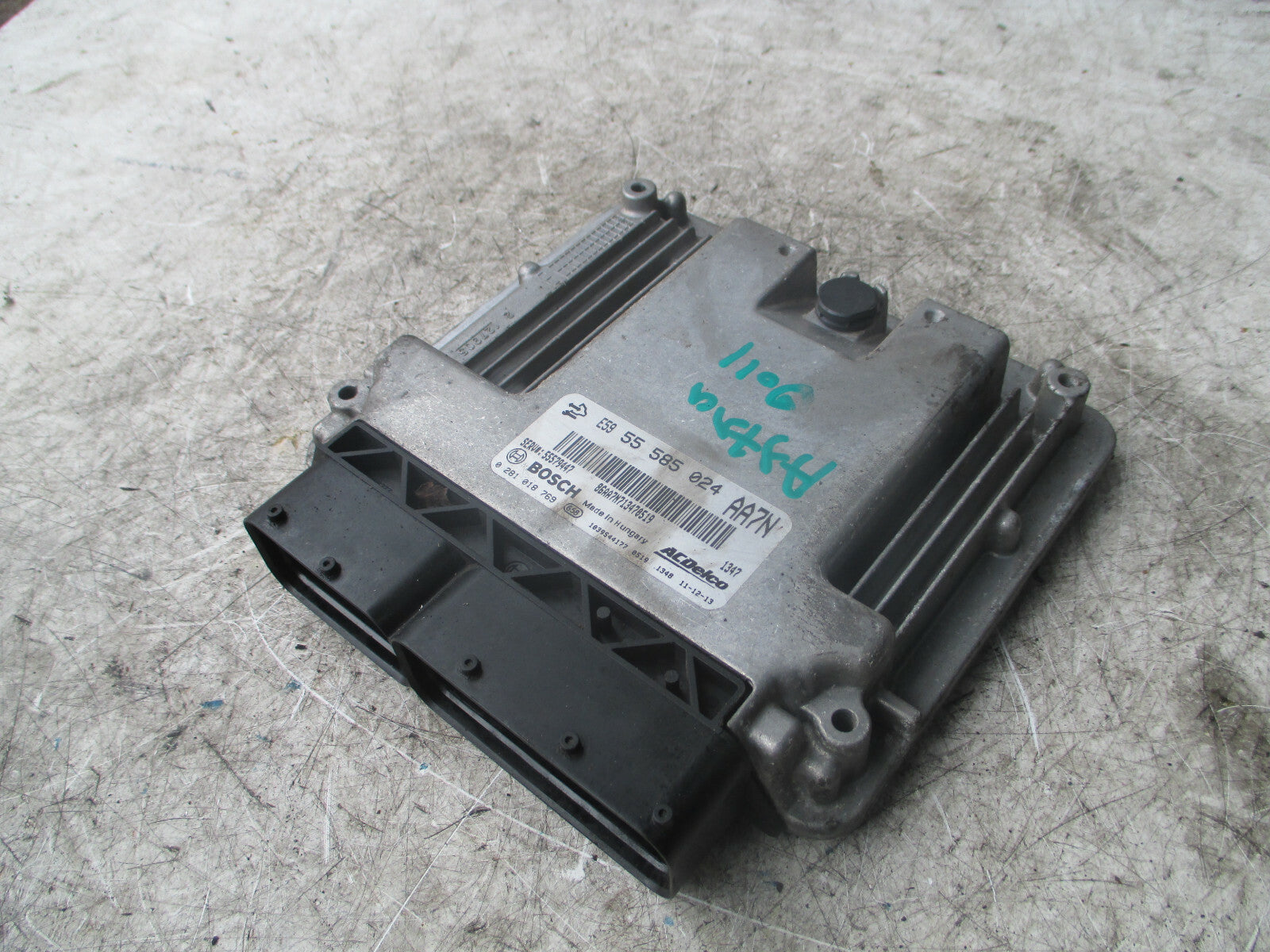 VAUXHALL ASTRA H 2011 2.0 CDTI ECU ENGINE CONTROL MODULE UNIT 55585024