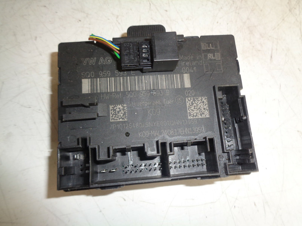 AUDI A3 8V S LINE 2017 OSF DRIVER SIDE FRONT DOOR CONTROL MODULE 5Q0959593E