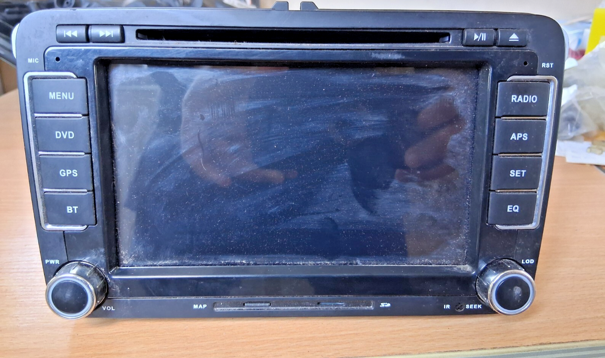 2009 SEAT LEON MK2 MULTIMEDIA DISPLAY SAT NAV SCREEN HEAD UNIT