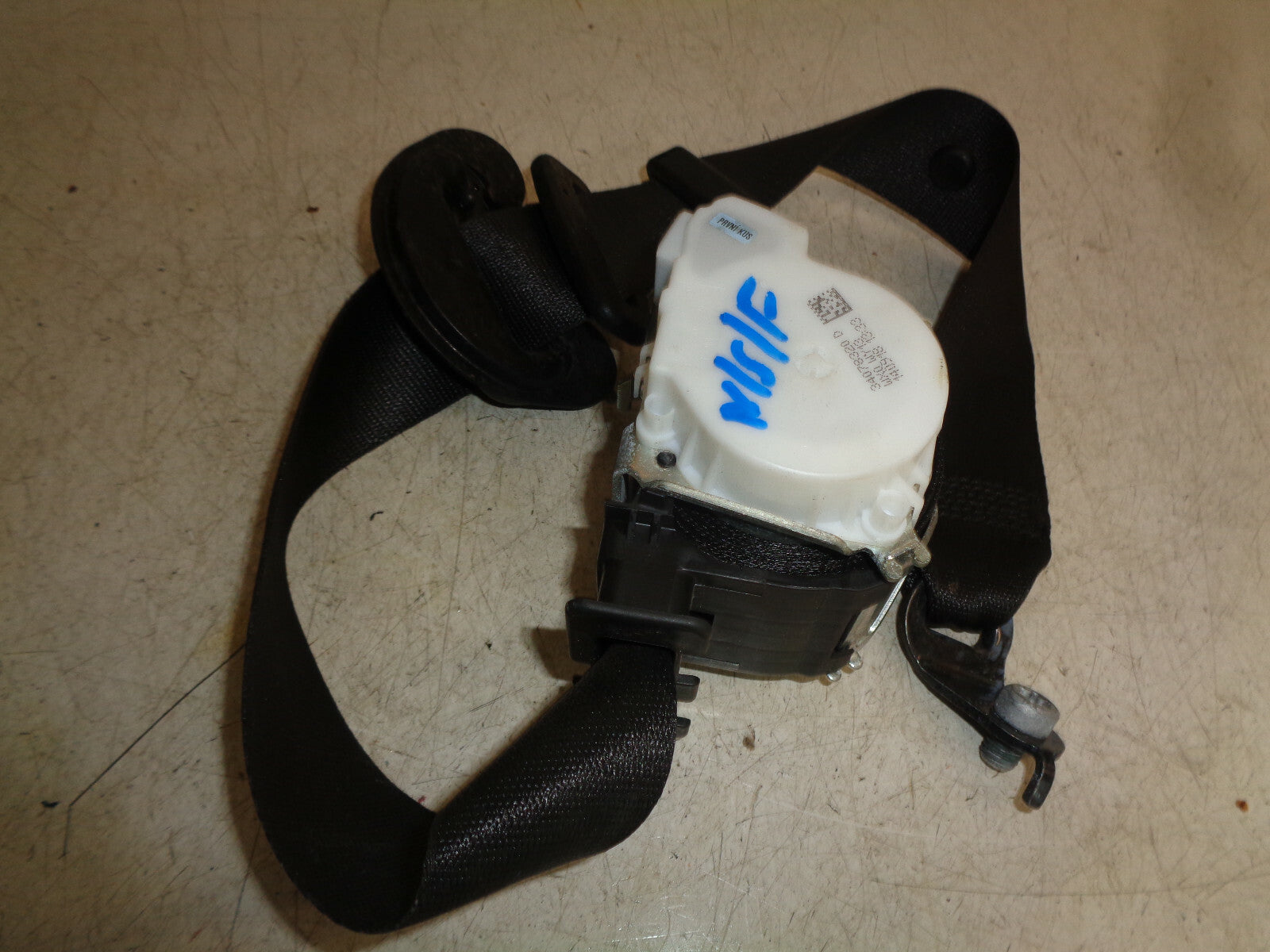 BMW 1 SERIES F20 2019 NSF PASSENGER SIDE FRONT SEAT BELT ASSEMBLY 34078320D