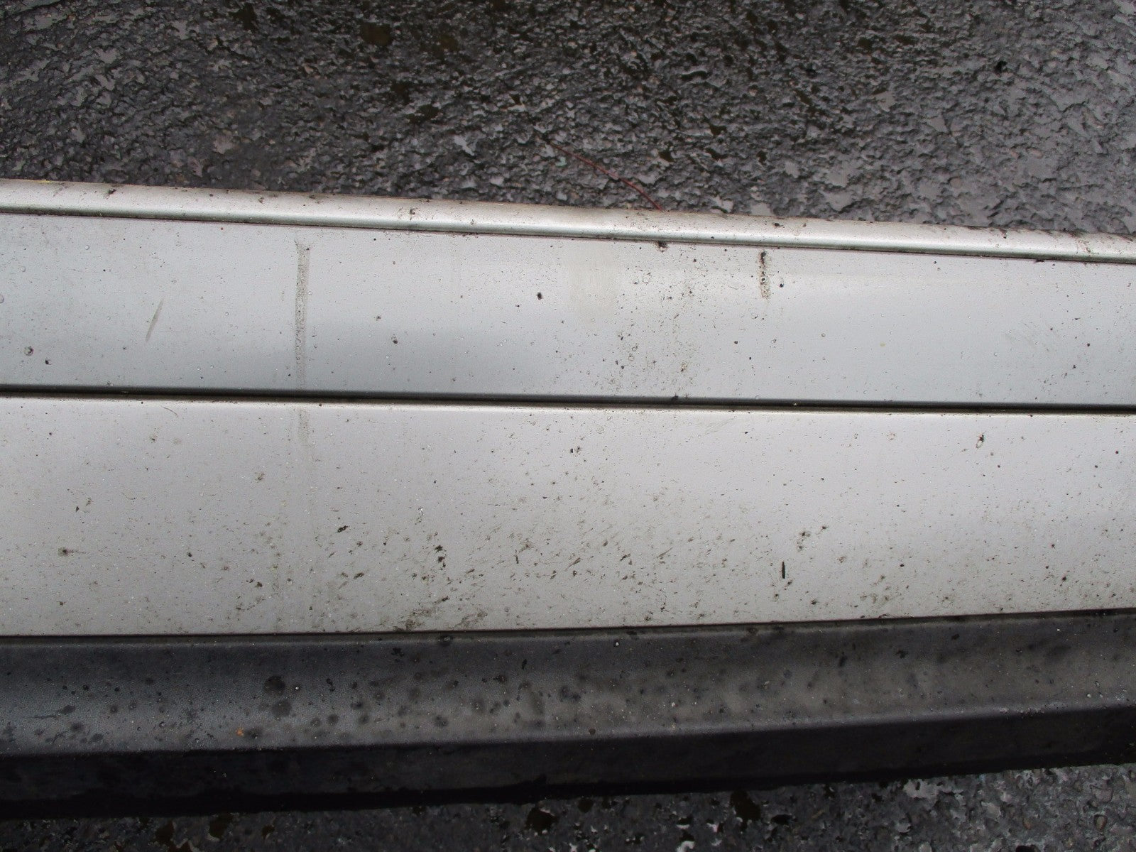 MERCEDES CLK C208 1997 COMPLETE REAR BACK PLASTIC BUMPER SILVER