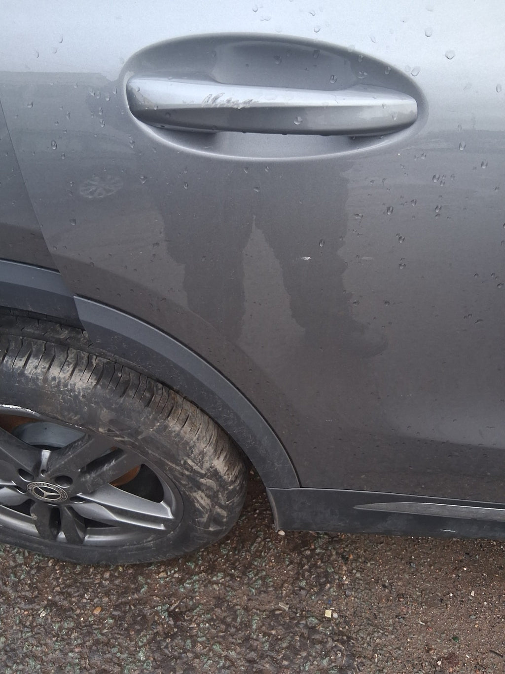 2025 MERCEDES BENZ GLA 180 FACELIFT H247 OSR DRIVER SIDE BARE REAR DOOR GREY 787