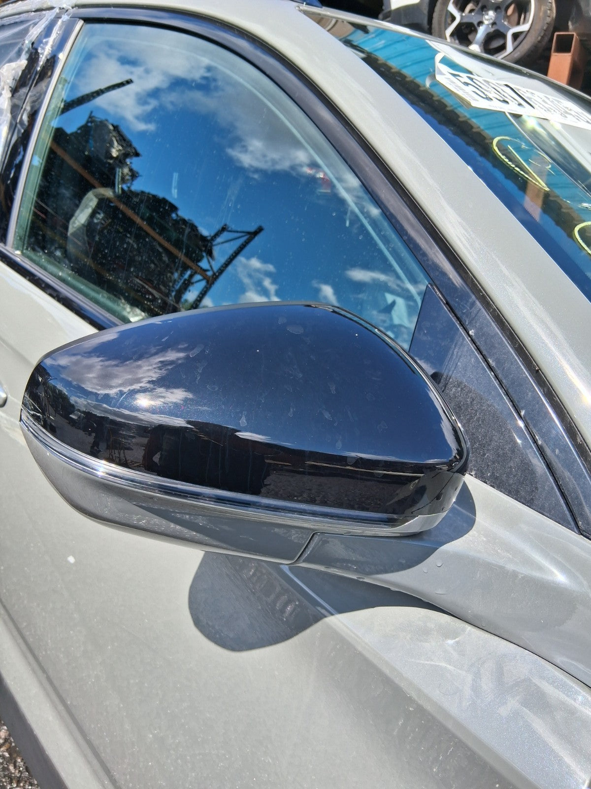 2024 DS AUTOMOBILES DS 7 OS DRIVER SIDE POWERFOLD WING MIRROR GREY LACQUERED