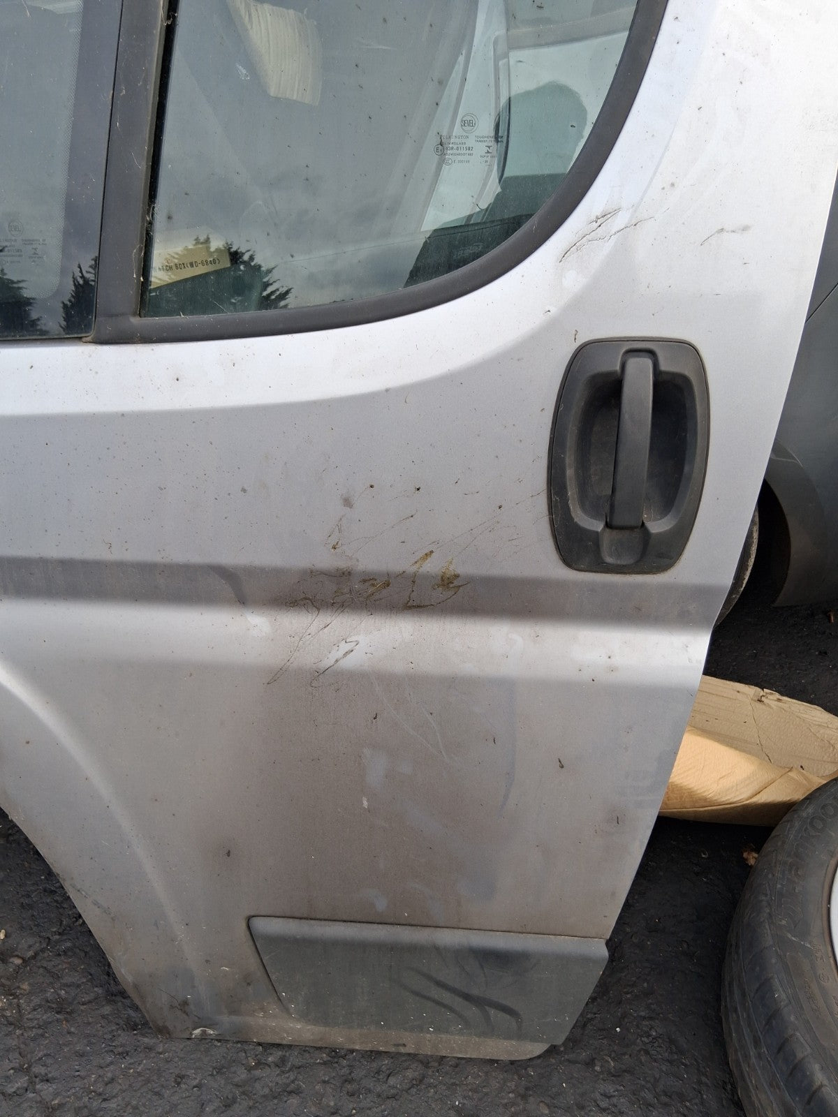 2021 PEUGEOT BOXER MK3 NSF PASSENGER SIDE LEFT FRONT BARE DOOR GREY
