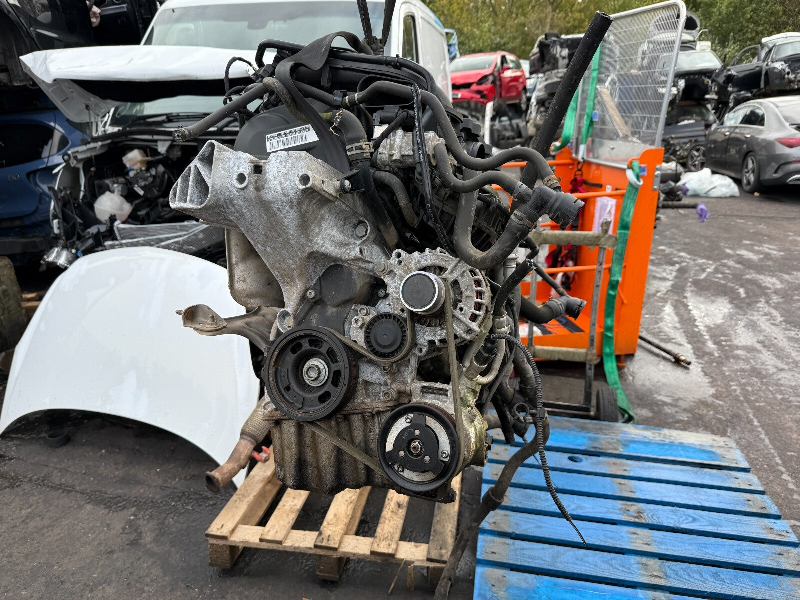 2019 VOLKSWAGEN CADDY 2K 1.0 PETROL ENGINE COMPLETE DKR