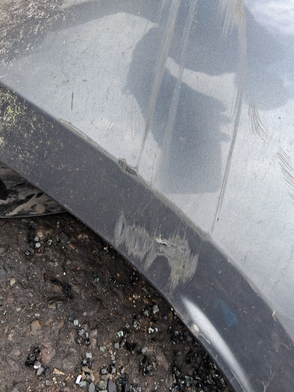 2011 CITROEN DS3 REAR COMPLETE BUMPER THORIUM GREY KTH