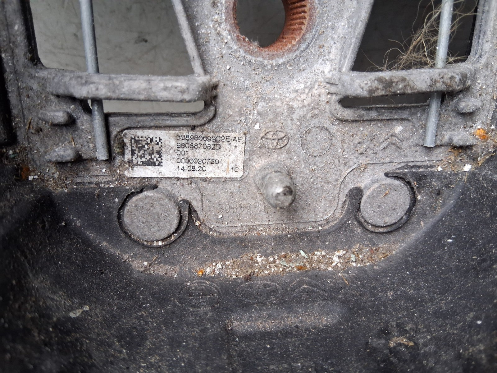 2021 VAUXHALL VIVARO MK3 STEERING WHEEL 98088708ZD
