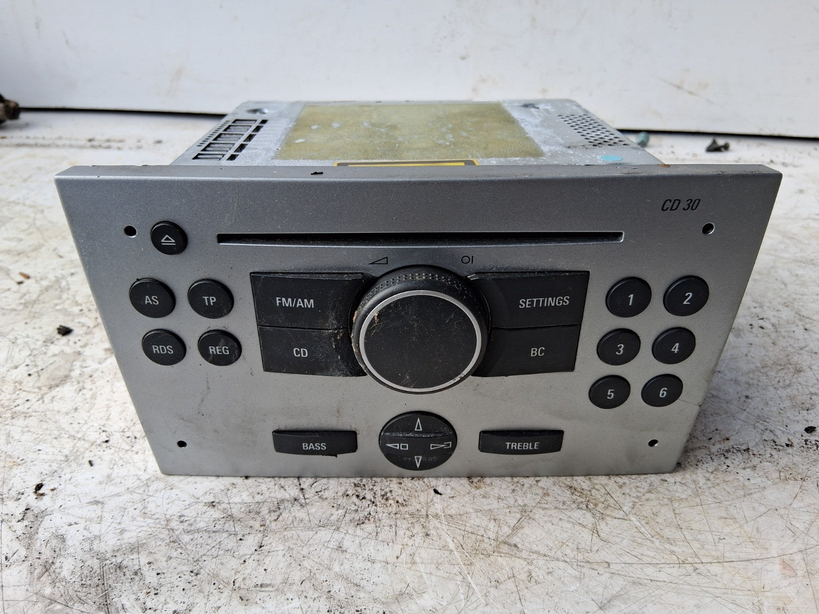 2005 VAUXHALL CORSA C MULTIMEDIA RADIO STEREO CD PLAYER HEAD UNIT 7644222317