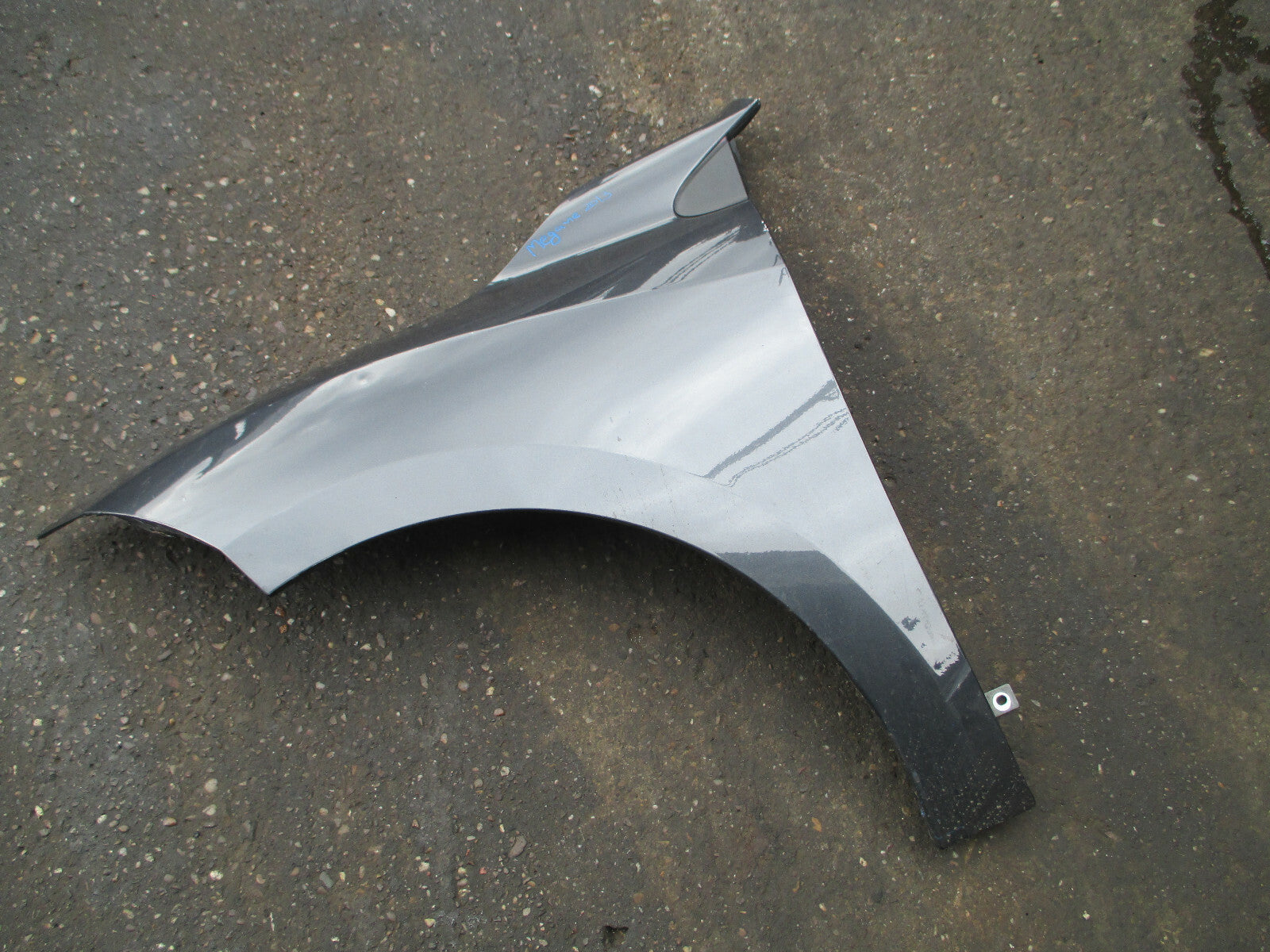 RENAULT MEGANE MK3 2013 3 DOOR NS PASSENGER SIDE WING PANEL GRIS ECLIPSE