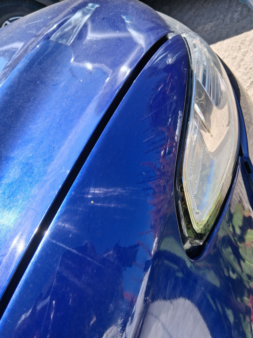 2016 FORD MONDEO MK5 HATCHBACK OSF DRIVER SIDE FRONT RIGHT WING PANEL BLUE LD