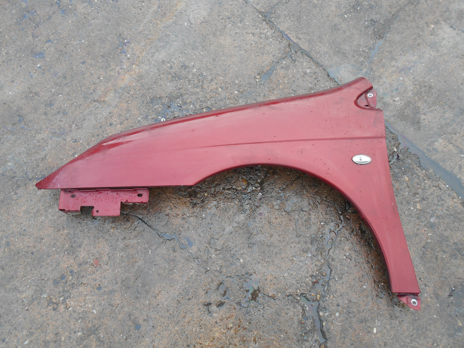 CITROEN C5 2005 NSF PASSENGER SIDE FRONT WING KKQD ROUGE PROFOND MICA RED