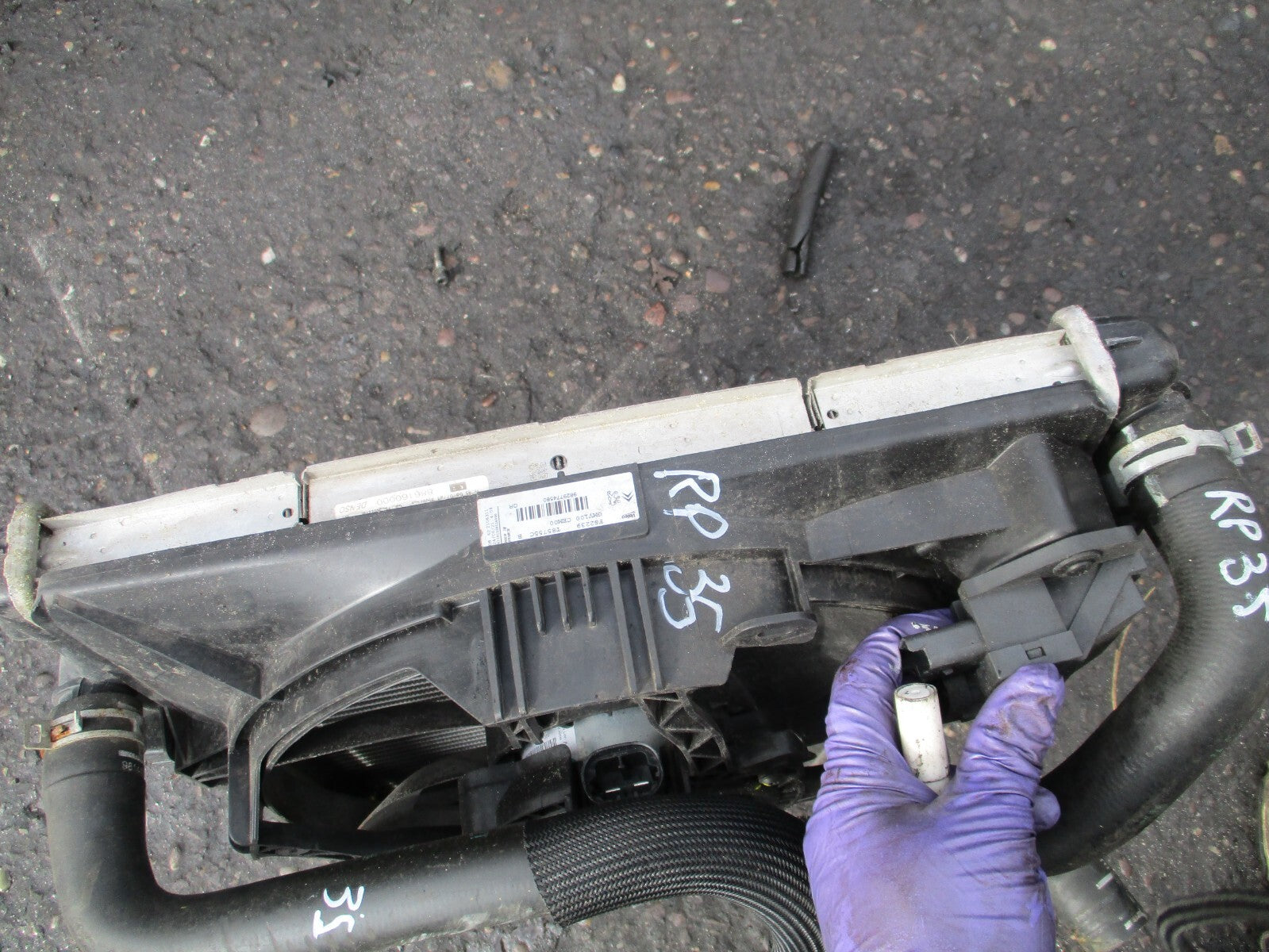 2009 PEUGEOT 208 MK1 1.2 PETROL RADIATOR RADPACK 9829774580 RP 35