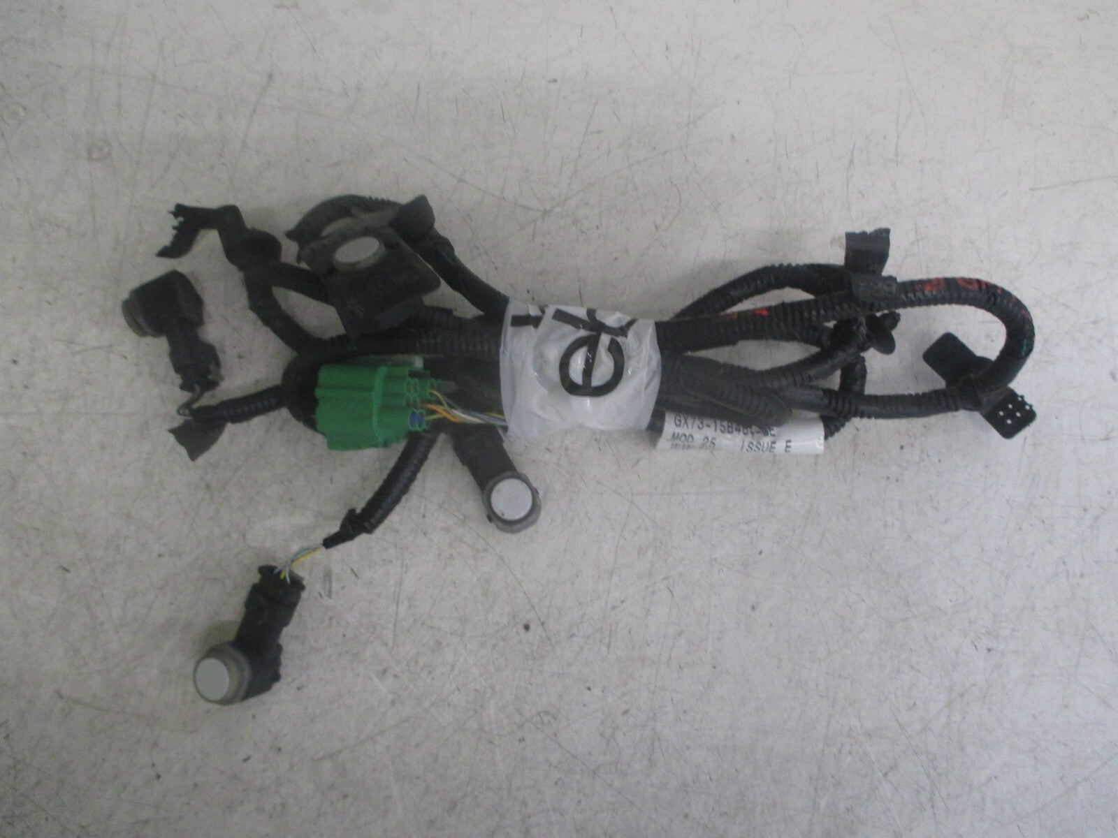 JAGUAR XE X760 2.0 D 2016 RHD REAR PARKING SENSOR WIRING GX7315B484BE