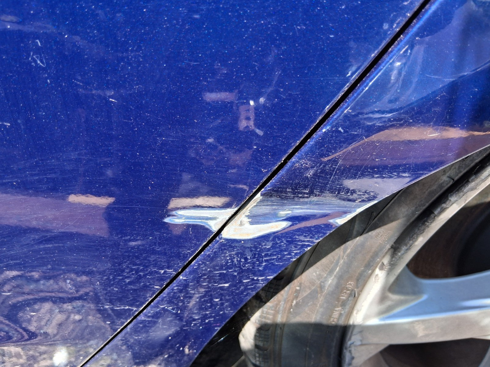 2016 FORD MONDEO MK5 HATCHBACK NSR PASSENGER SIDE REAR BARE DOOR BLUE LD