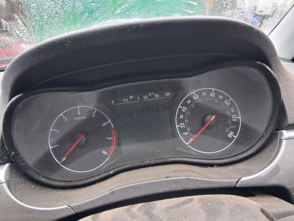 2017 VAUXHALL CORSA E 1.4 PETROL SPEEDO SPEEDOMETER INSTRUMENT CLUSTER