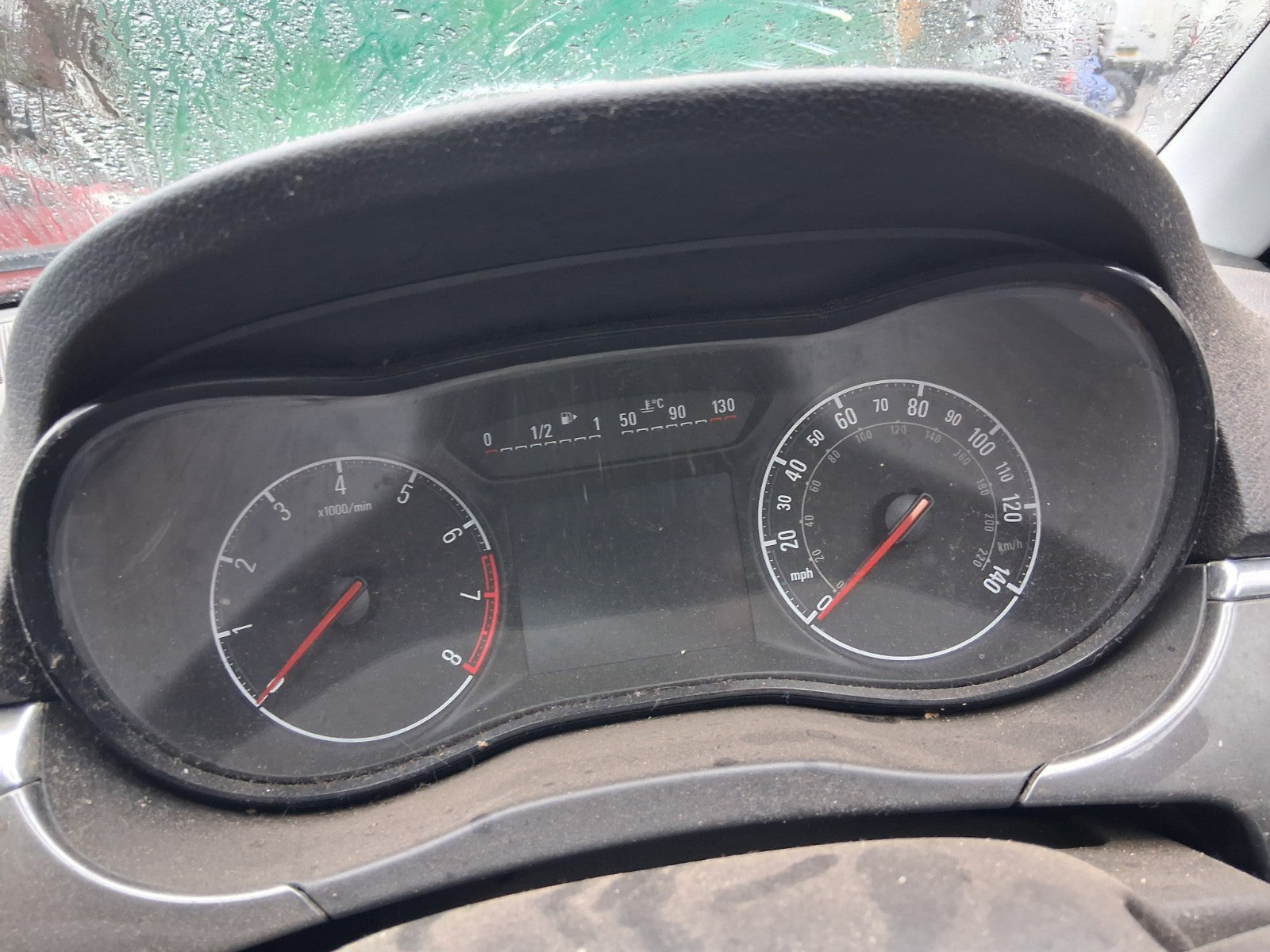 2017 VAUXHALL CORSA E 1.4 PETROL SPEEDO SPEEDOMETER INSTRUMENT CLUSTER