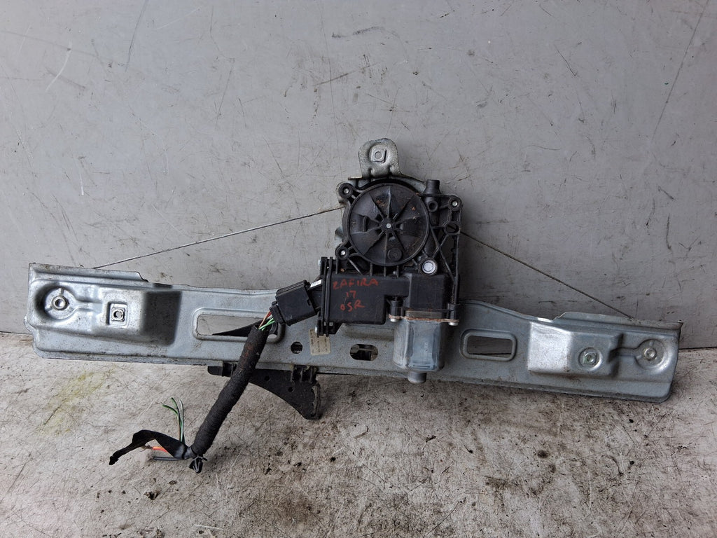 2017 ZAFIRA C TOURER OSR PASSENGER SIDE REAR WINDOW MOTOR & REGULATOR 13260142