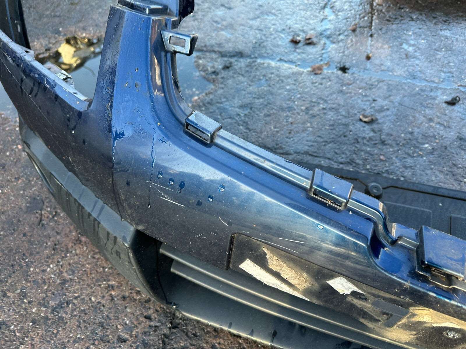 NISSAN QASHQAI J10 2009 PREFACELIFT FRONT COMPLETE BUMPER BLUE