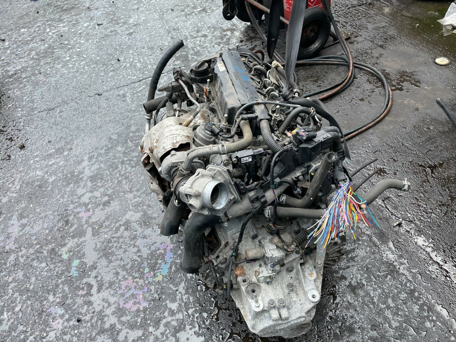 HONDA CIVIC MK9 2014 1.6 DIESEL I-DTEC BARE ENGINE WITH PUMP INJECTORS N16A1