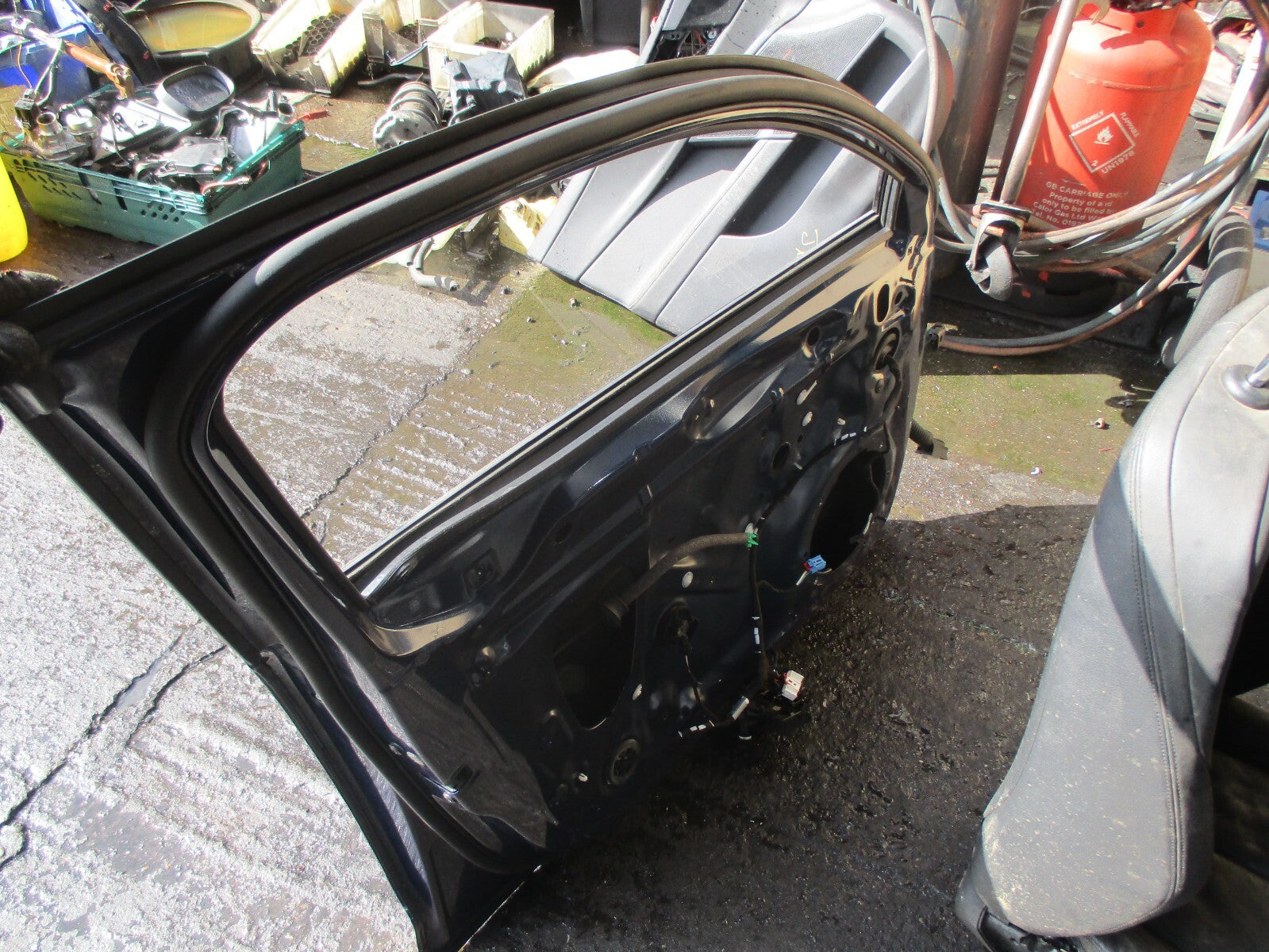 AUDI A4 B9 2017 SALOON NSF PASSENGER SIDE FRONT DOOR BLUE