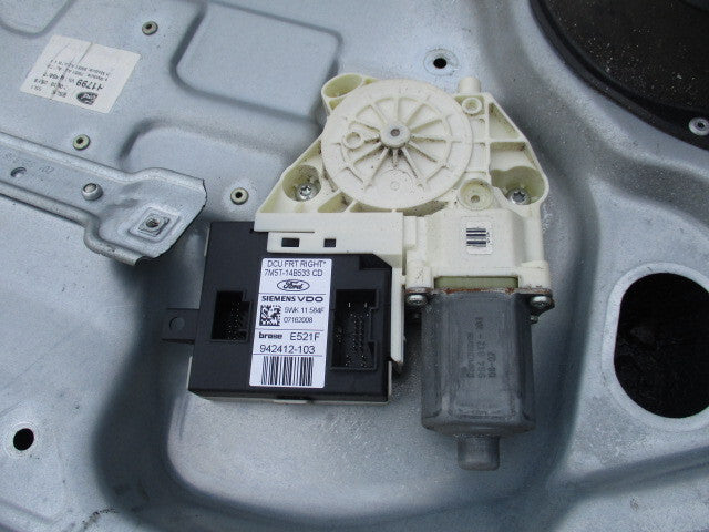 2009 FORD FIESTA MK7 OSF DRIVER SIDE WINDOW REGULATOR MOTOR 7M5T14B533C