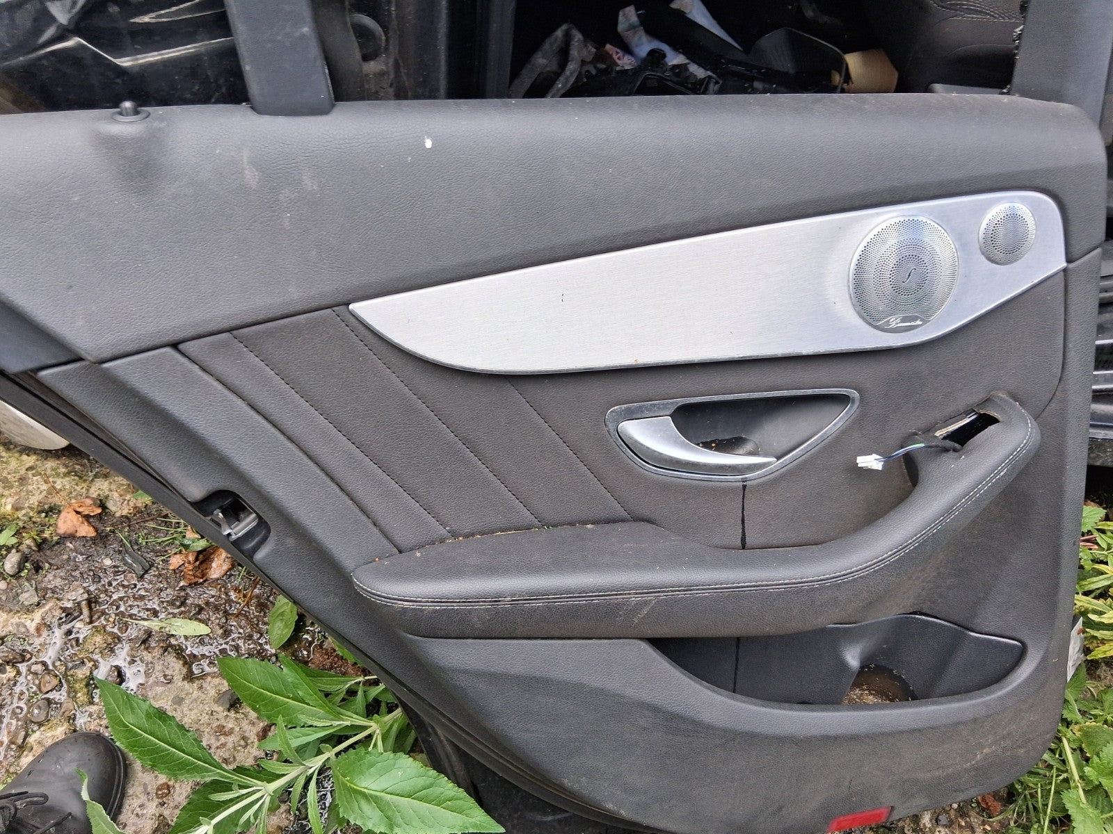 2016 MERCEDES C CLASS W205 NSR PASSENGER SIDE REAR WINDOW MOTOR & REGULATOR