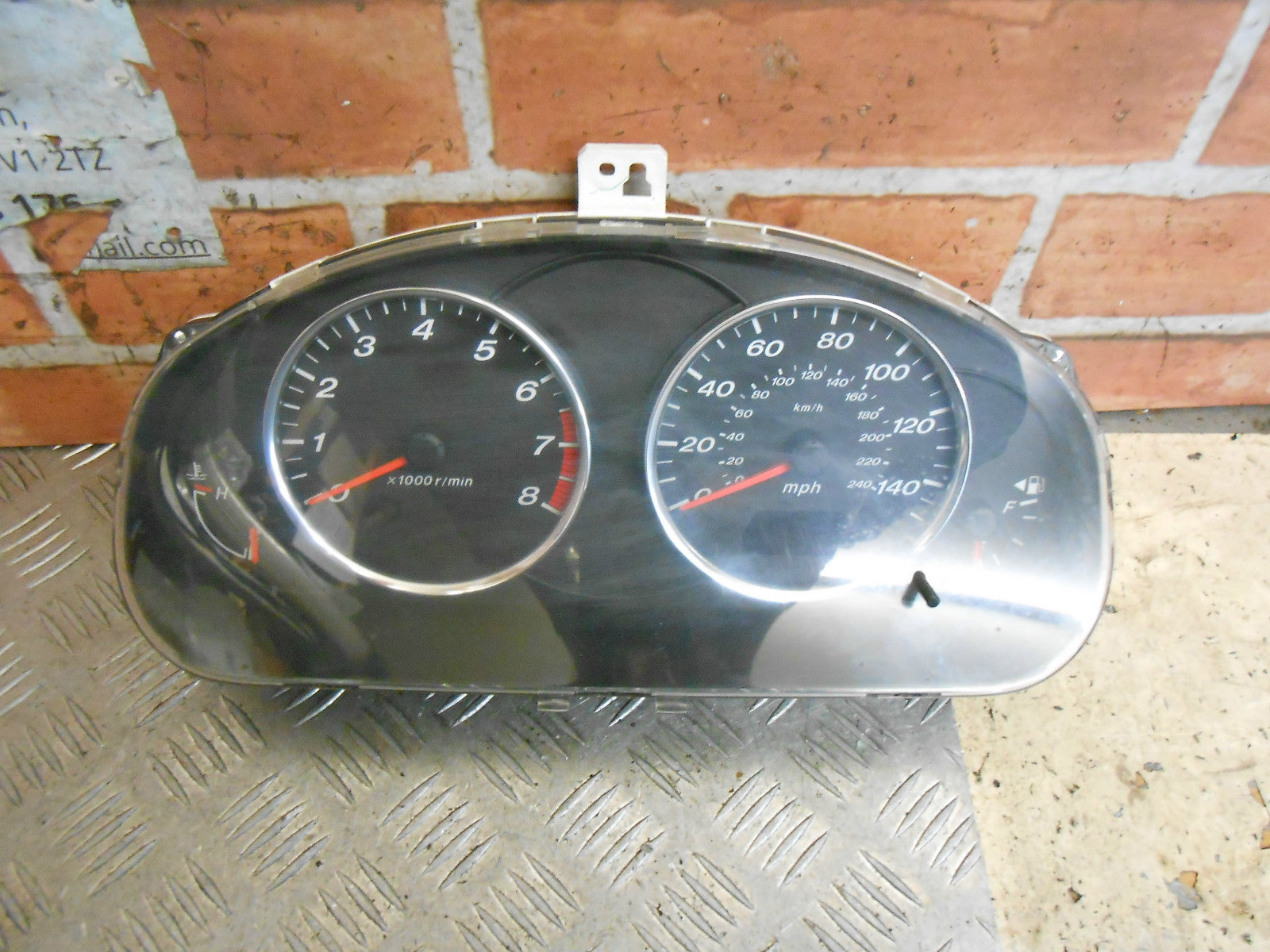 MAZDA 6 GG 2003 1.8 PETROL SPEEDO CLOCKS INSTRUMENT CLUSTER DIALS JL GJ8A C