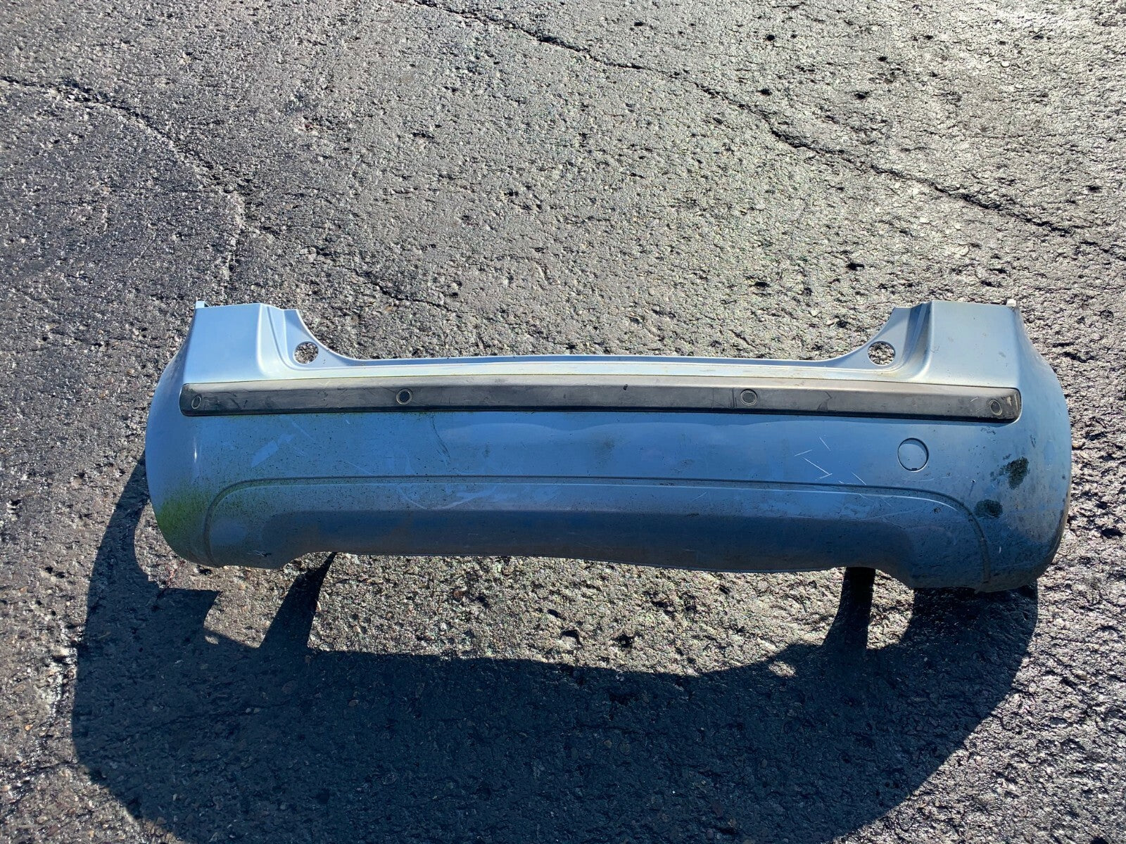 FIAT IDEA 2004 REAR BUMPER BLUE