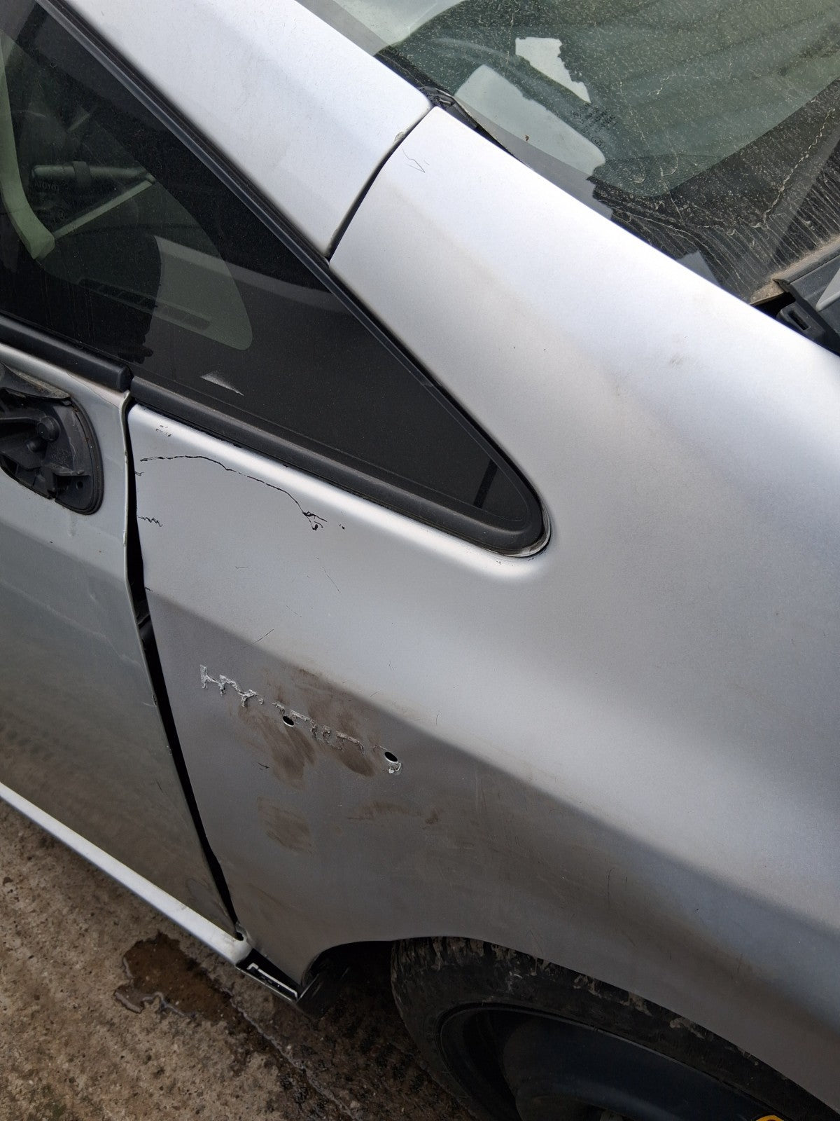 2018 TOYOTA PRIUS V PLUS XW40 OSF DRIVER SIDE FRONT RIGHT WING PANEL SILVER