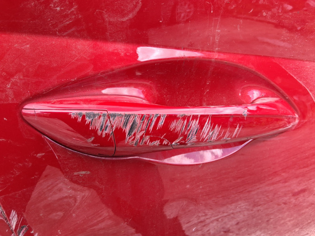 2026 HYUNDAI I20 MK3 OSF DRIVER SIDE FRONT EXTERIOR DOOR HANDLE RED