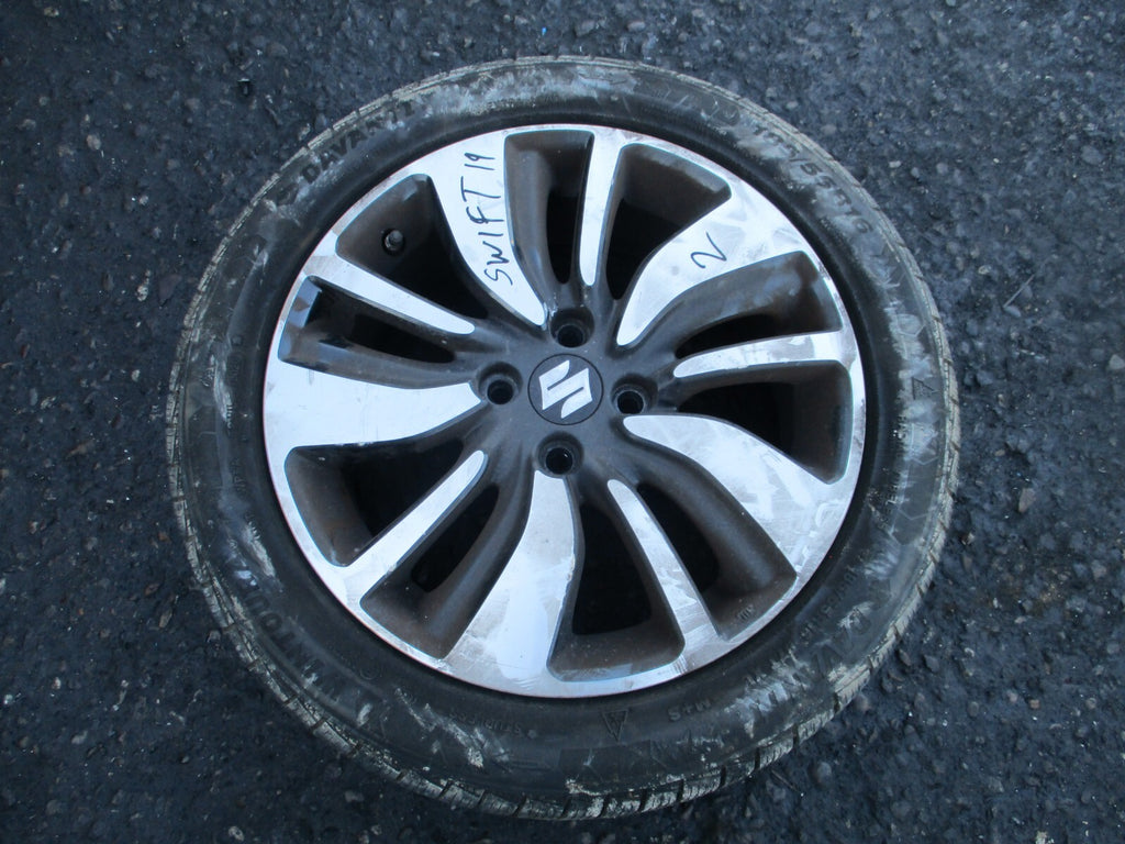 2018 SUZUKI SWIFT MK4 16 INCH ALLOY WHEEL WITH TYRE 185/55R16 REF  2