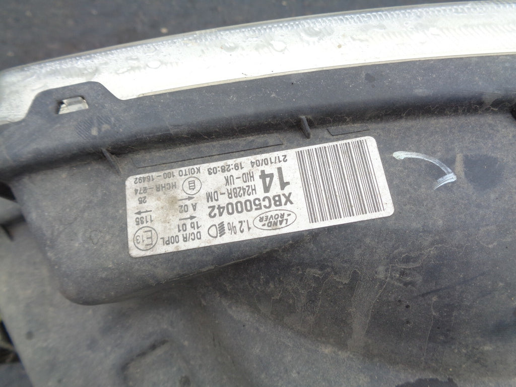 LAND ROVER DISCOVERY 3 OS DRIVER SIDE HEADLIGHT XBC500042
