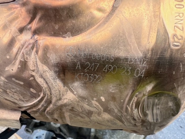 2023 MERCEDES BENZ A CLASS V177 1.3 PETROL DPF CATALYTIC CONVERTER A2474902304