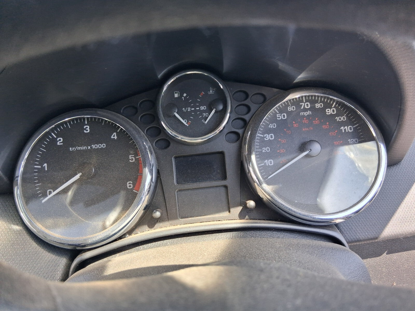 2009 PEUGEOT 207 1.6 DIESEL MANUAL SPEEDO SPEEDOMETER INSTRUMENT CLUSTER GUAGE